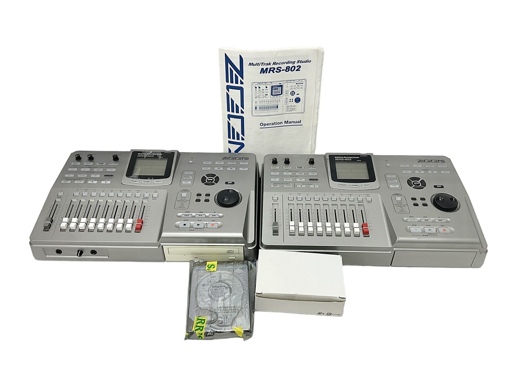 Two Zoom MRS-802 MultiTrak Recording Studios