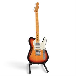 Fender Japan TN-SPL J Craft Thinline Special Telecaster electric guitar. serial no. T04720...