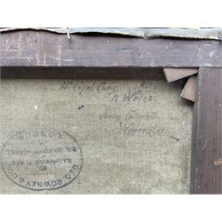 James Scott Callowhill (British 1838-1917): 'Capel Curig - North Wales', oil on canvas signed and dated 1880, titled and inscribed 'James Callowhill - Worcester' verso 28.5cm x 44cm 