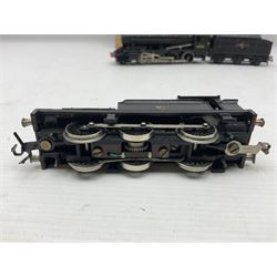 Hornby Dublo - 2-rail - Class 8F 2-8-0 locomotive No.48109 in BR black; Class R1 0-6-0 tank locomotive No.31337 in BR black; and Met-Vic Diesel Co-Bo locomotive No.D5702 in BR green; together with 3-rail Class 4MT Standard Tank 2-6-4 locomotive No.80054 in BR black; three unassociated boxes and one unboxed (4)