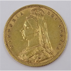  Queen Victoria 1892 gold half sovereign  