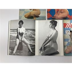 Collection of 1960s and later erotic glamour magazines, to include thirteen Kamera examples by Harrison Marks, together with eight Model examples by Russell Gay