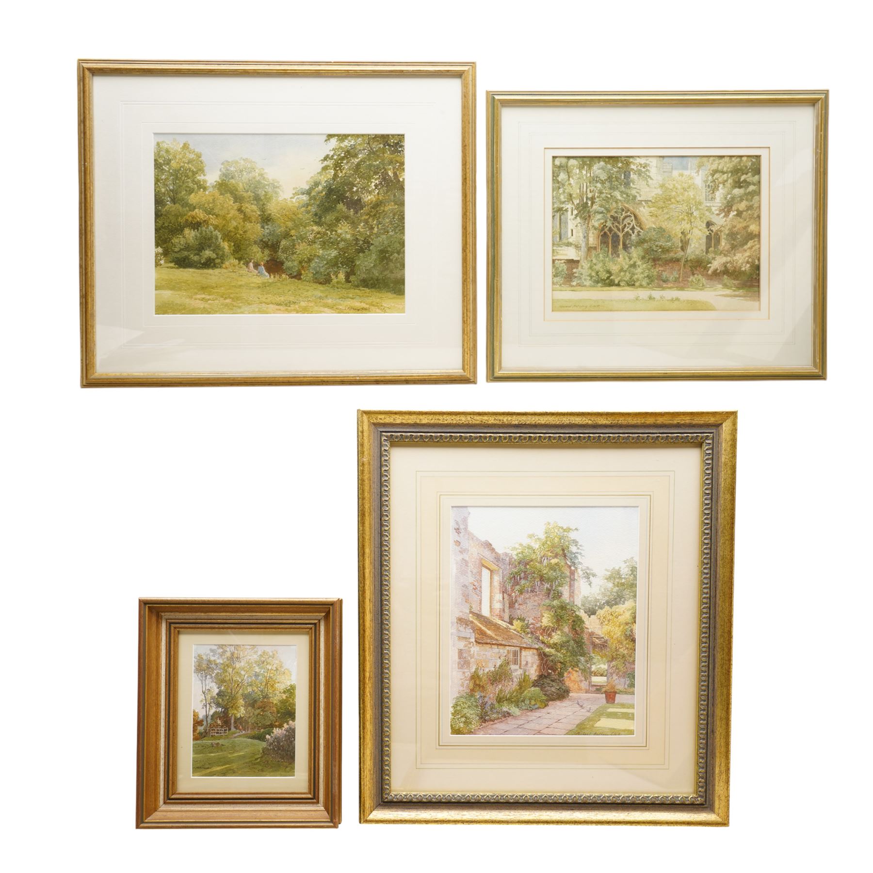 Michael Anthony Clark (20th century): Beverley Minster Detail and Local Scenes, set of four watercolours signed max 31cm x 25cm (4)