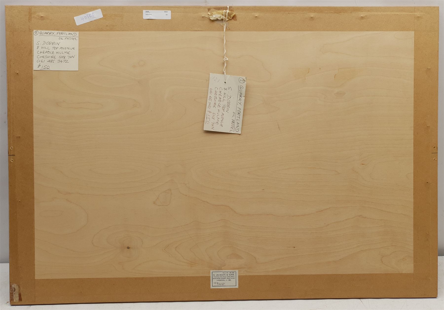 Stanley Dobbin (British 1932-2021): 'Quarry Portland', oil and pastel unsigned, labelled 36cm x 64cm; Stanley Dobbin (British 1932-2021) 'Harbour Port Patrick', artist's proof wood block print signed and titled in pencil 48cm x 58cm (unframed) (2)
Provenance: from the estate of Stanley Dobbin