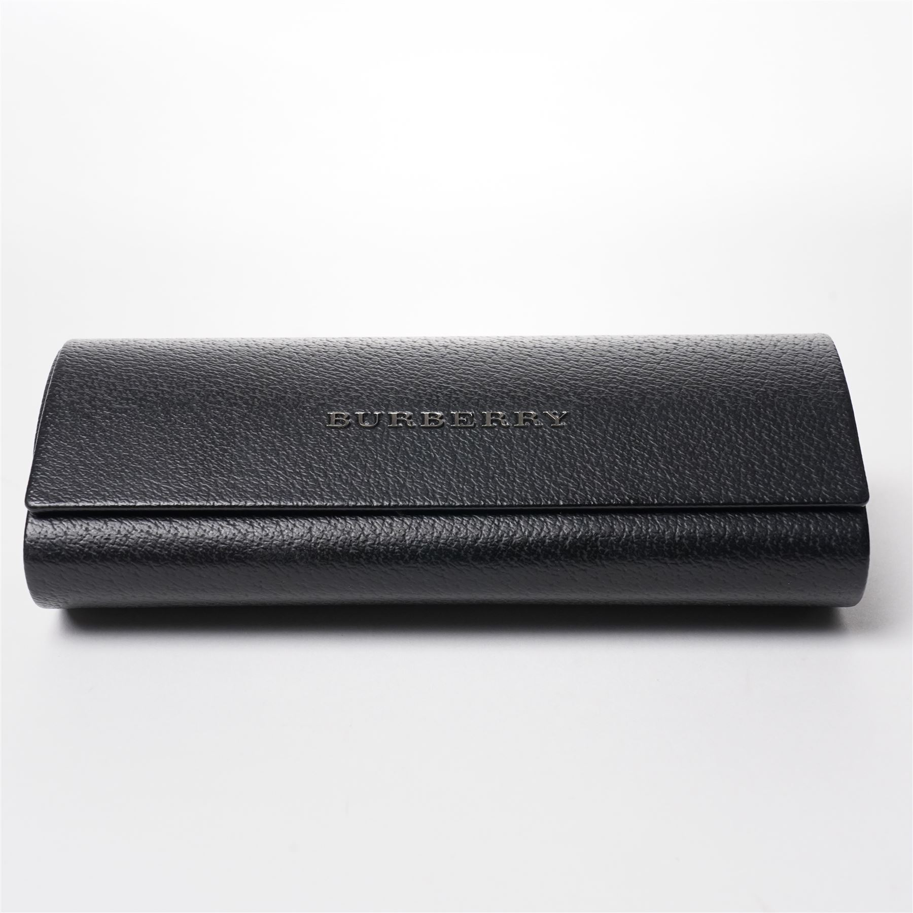 Burberry - pair of oversized sunglasses, with gradient tinted lenses in a black frame, the arms with signature check detail, with original hard case