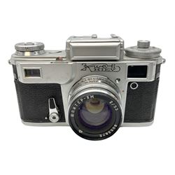 Kiev camera body, serial no. 8008715, wi