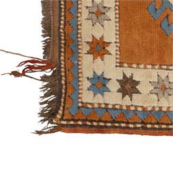 Four Persian rugs, Turkish Anatolian rug, 194x131cm, Turkish Anatolian prayer rug  136x78cm, Persian Gabbeh prayer rug 88x67cm, Caucasian Kazak rug 152x100cm (4)