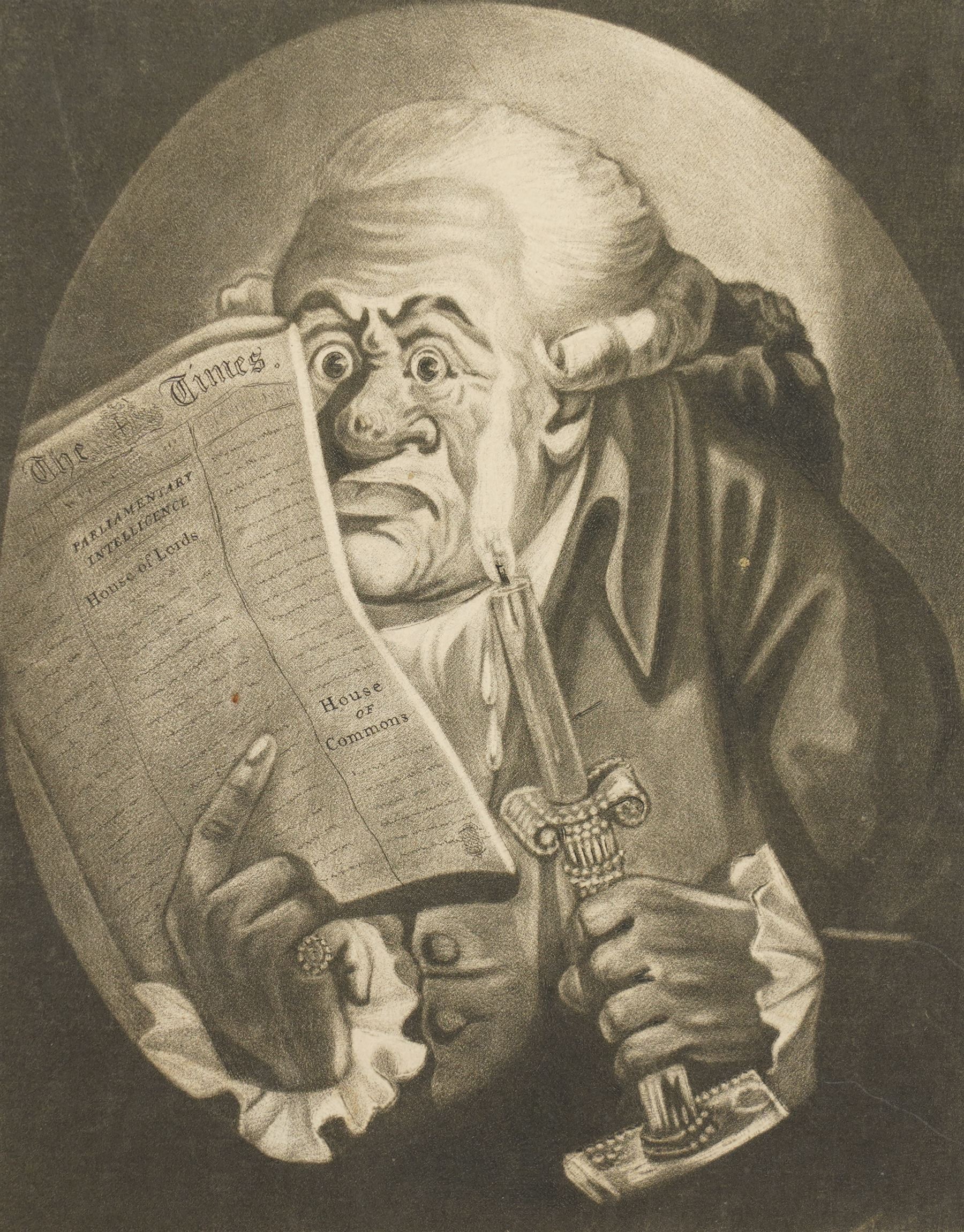 After Robert Dighton (British 1752–1814): 'I Vont Take a Farden Less', 'A Lame Duck', 'A Sour Dog', 'What a Glorious Speech!', and 'Devilish Cold', set of five late 18th/early 19th century satirical mezzotint engravings, published by Bowles and Carver, c.1796–1801, max 24cm x 15cm (5) (unframed)