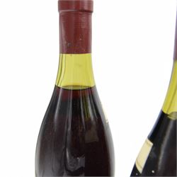 Mixed red wine; two bottles of Chateau du Maine 1983 Graves 12% vol 750ml, two bottles of Taupenot-Merme 1982 Chambolle-Musigny unknown proof 75cl 