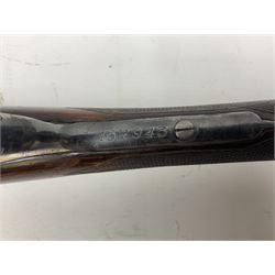 Spanish AYA 12-bore double barrel side-by-side boxlock ejector sporting gun, with 66cm barrels and top safety, walnut stock with chequered grip and fore-end, serial no.157943 L111cm SHOTGUN CERTIFICATE REQUIRED