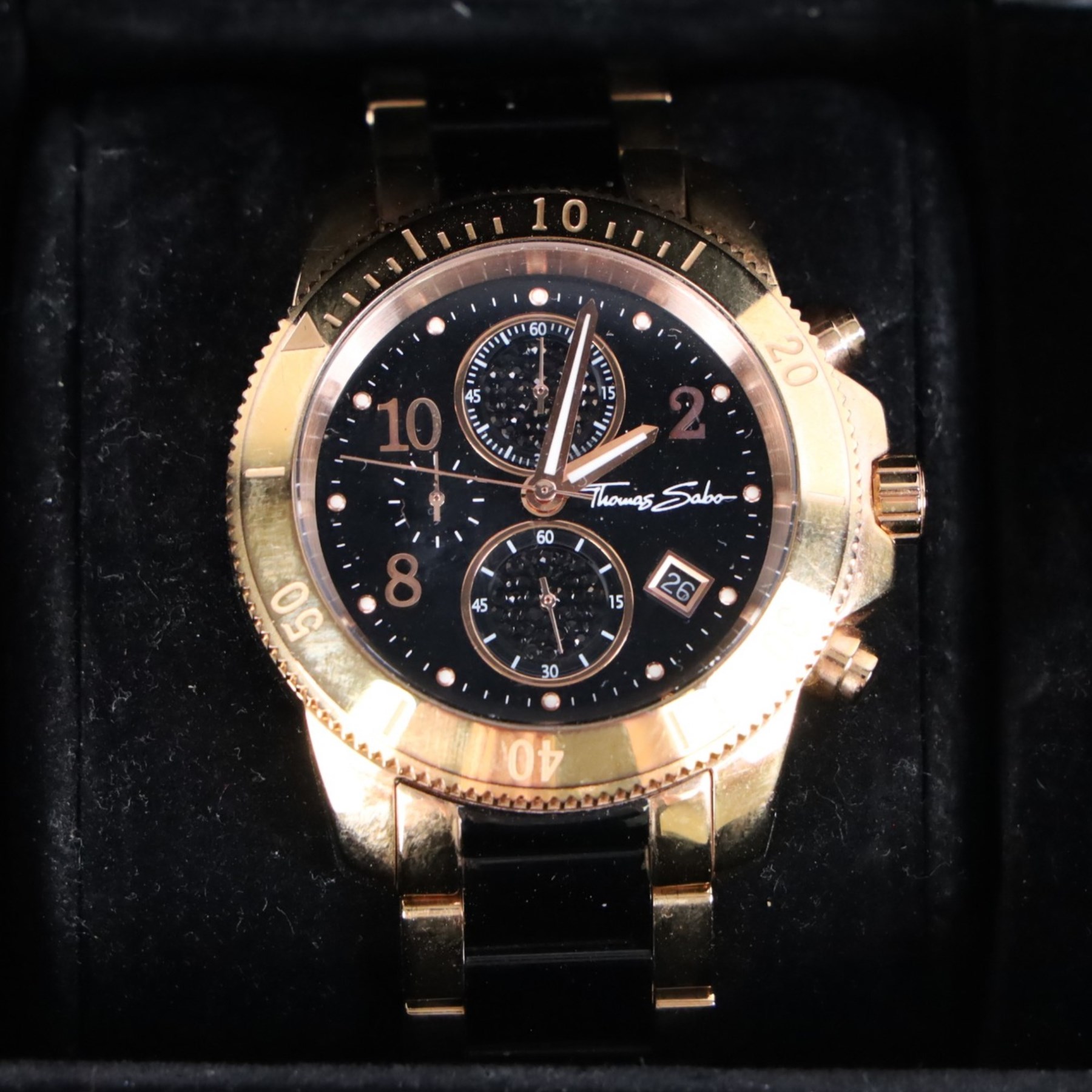 Collection of chronograph quartz wristwatches including three Michael Kors, two Links of London and two Thomas Sabo and Lorus, digital Michael Kors and Gard Pro Health Smartwatch 2 and four other quartz watches including Guinness, Links of London, Kamazzo Paris and a Hilfiger, mostly boxed