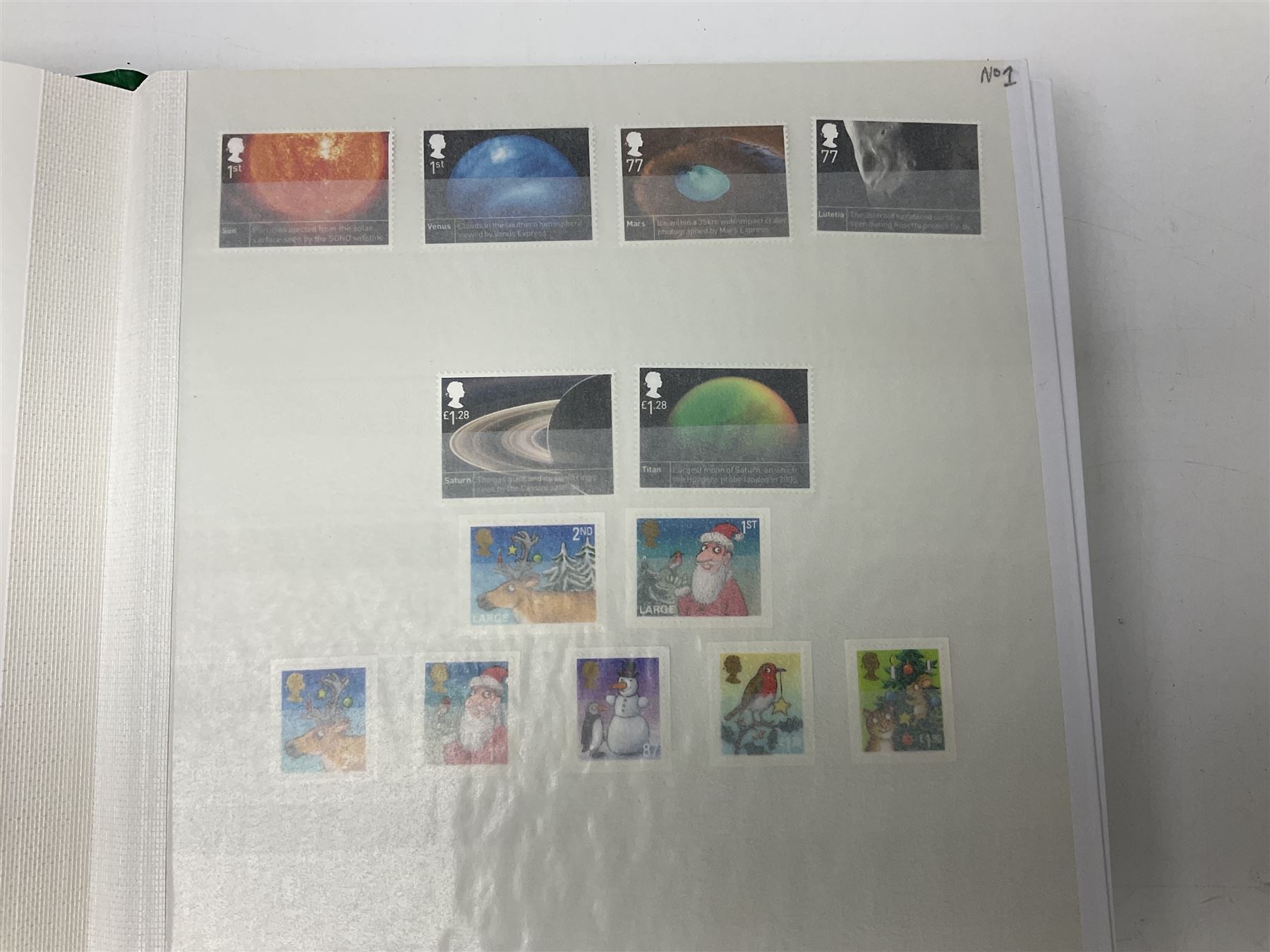 Queen Elizabeth II mint decimal stamps,  housed in stock book folder, face value of usable postage approximately 1160 GBP