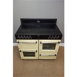  Belling 'Classic 100E' electric rang cooker in cream, W100cm  