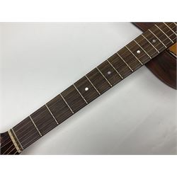 Spanish Gitano Manuel Rodriguez Maccaferri guitar, model no.EMC1; bears label; L98cm; in lightweight carrying case