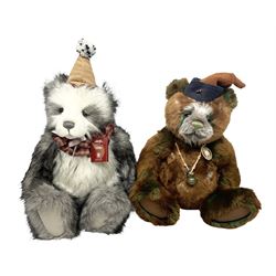 Two Charlie Bears, comprising Giggleswick CB191929, and Noel CB621333, both designed by Isabelle Lee, both with tags 