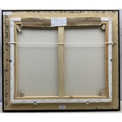 Bruce Kendall (British Contemporary): 'A Wooded Landscape', oil on canvas signed, titled verso 49cm x 59cm