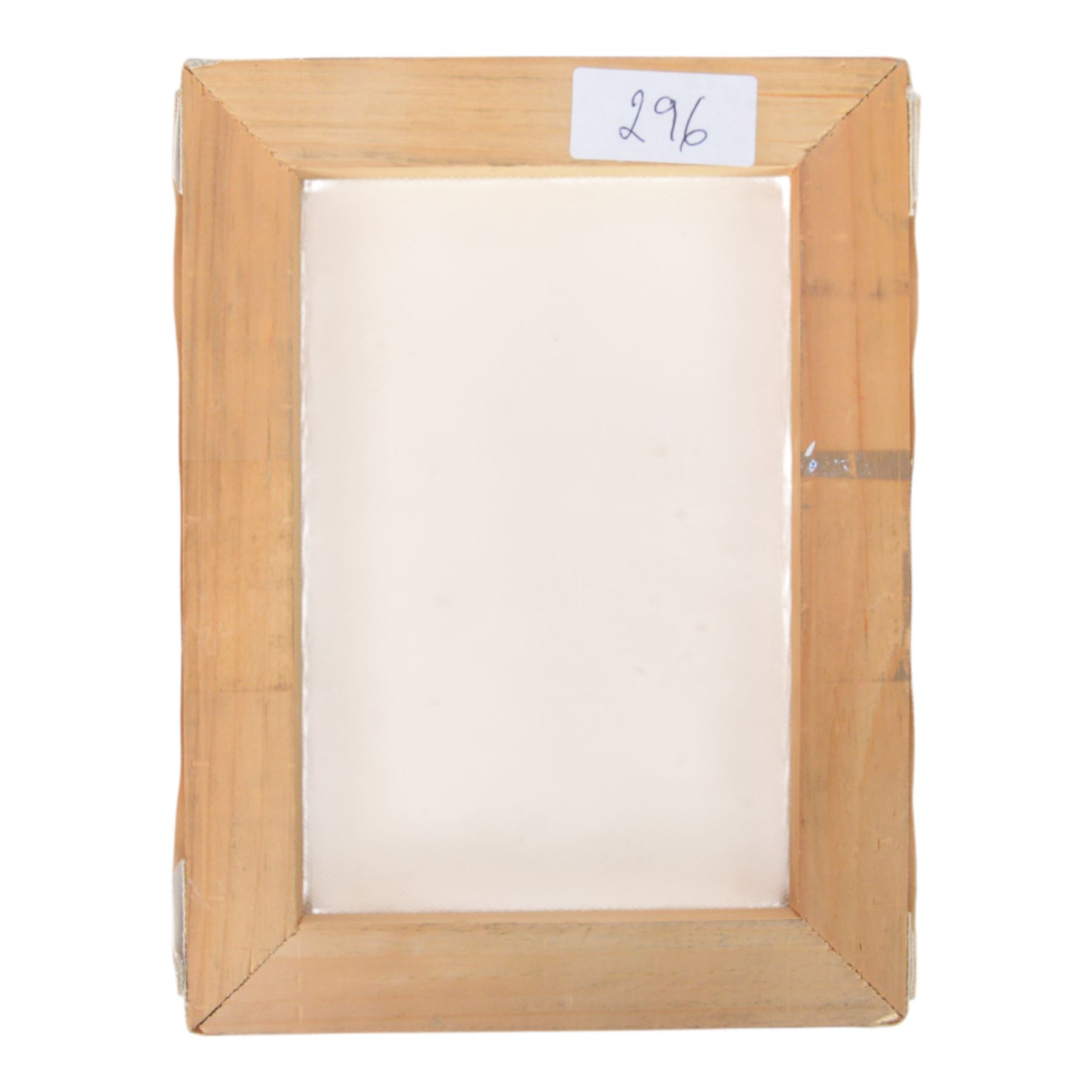 Modern Oil on Canvas of Napoleon as First Consul after the famous Jacques -Louis David painting, H20cm W15cm
