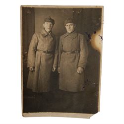 Russian Red Army; eight photographs of soldiers