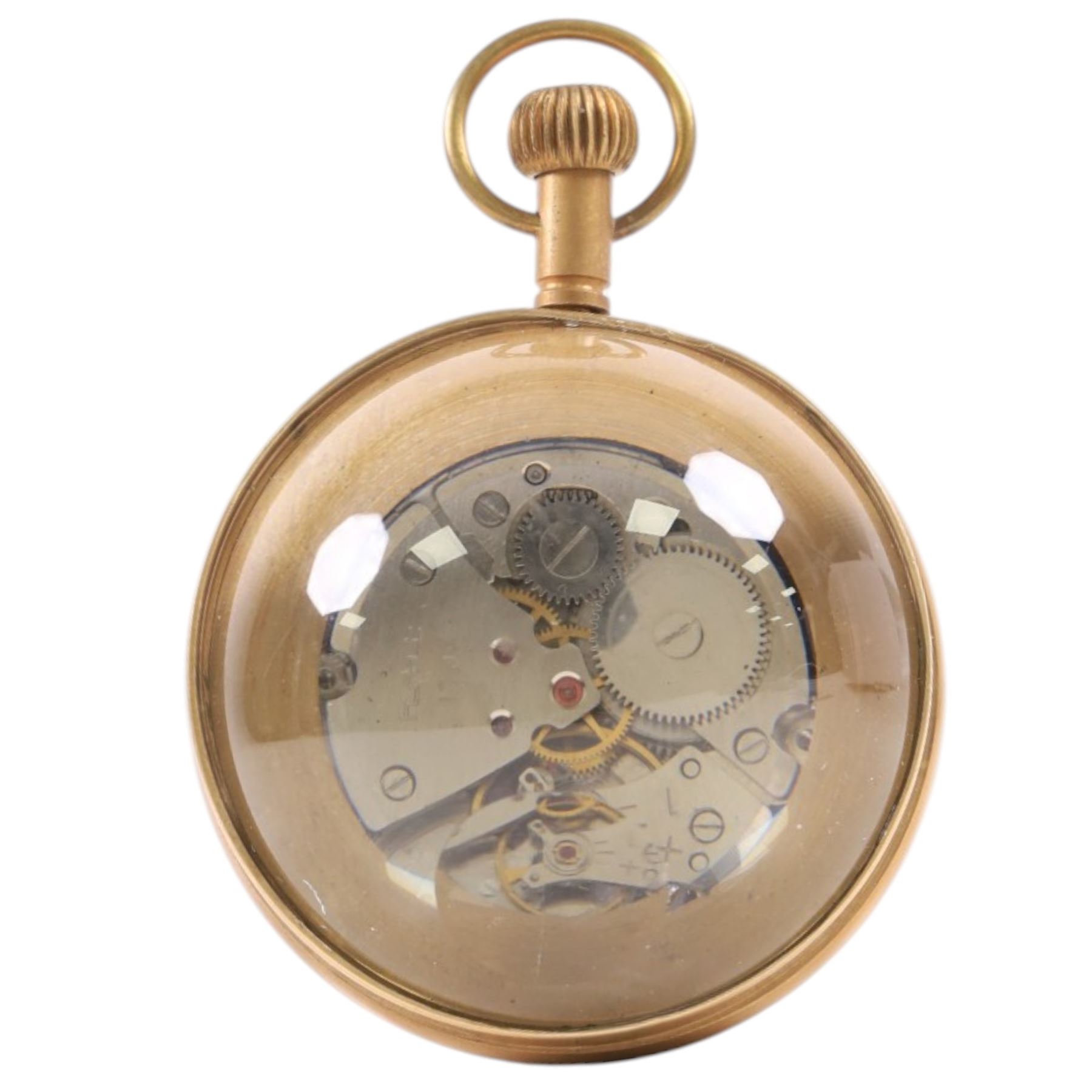 Omega ball form desk clock, H6cm