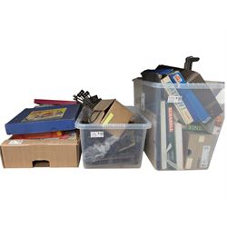Collection of toys and games, including Hornby Dublo electric trainset, rolling stock and ...