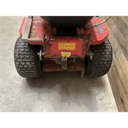 Countax K18 Twin ride on lawnmower 42” cut, with trailer and attachment 