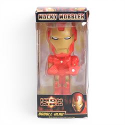 Marvel figures and models, comprising Gentle Giant Thor Collectible Mini Bust, Toy Biz Masterworks Marvel Legends 'The Battle For Gwen Stacey' model, Toy Biz 12 inch Collectors Edition Daredevil figurine, three Galoob Titanium Series Marvel Heroes figures, Funko Iron Man Bobble Head and a Museum Replicas Iron Man 2 Tony Stark's Heart Replica, all boxed