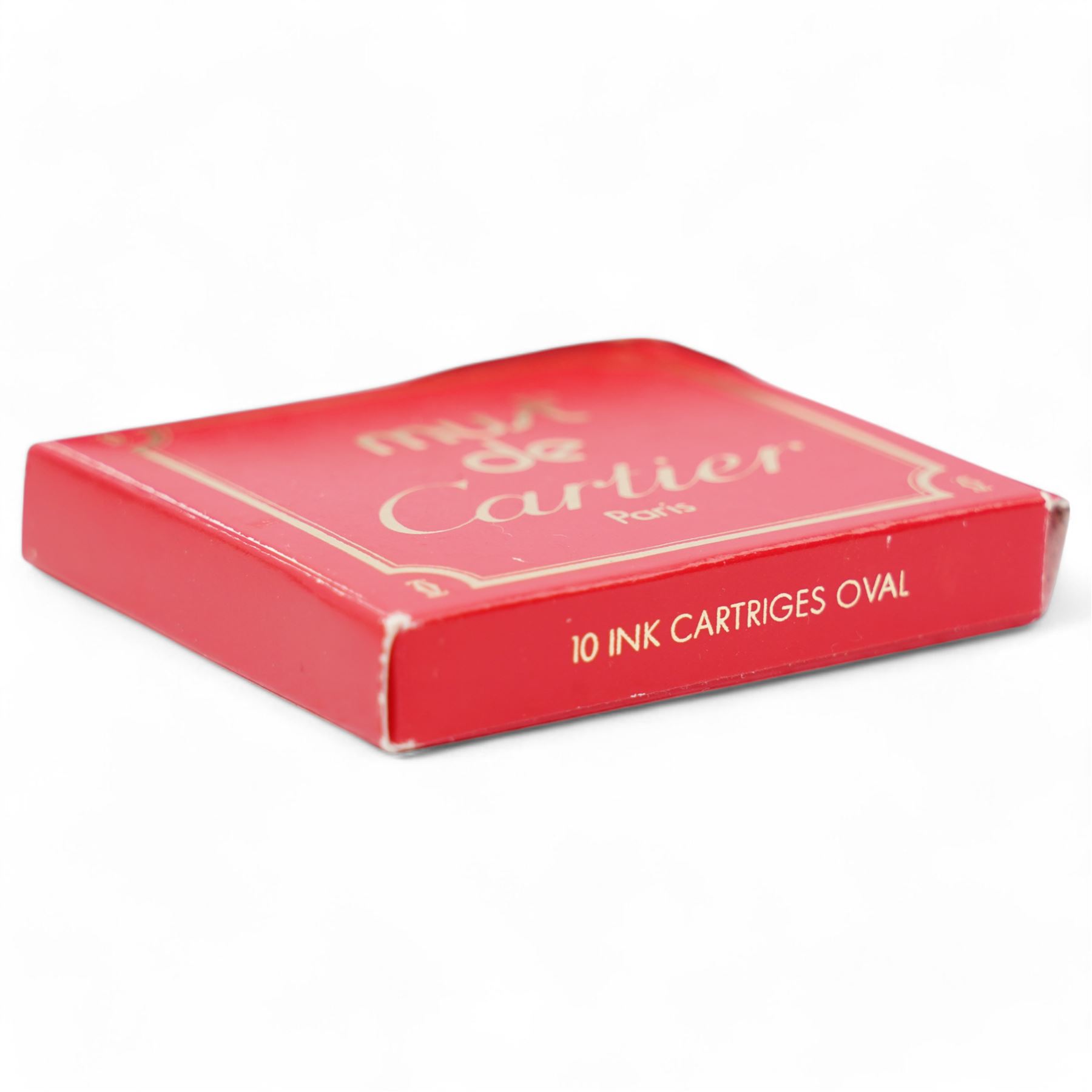 Cartier 'Must de Cartier' fountain pen, cased with cartridges