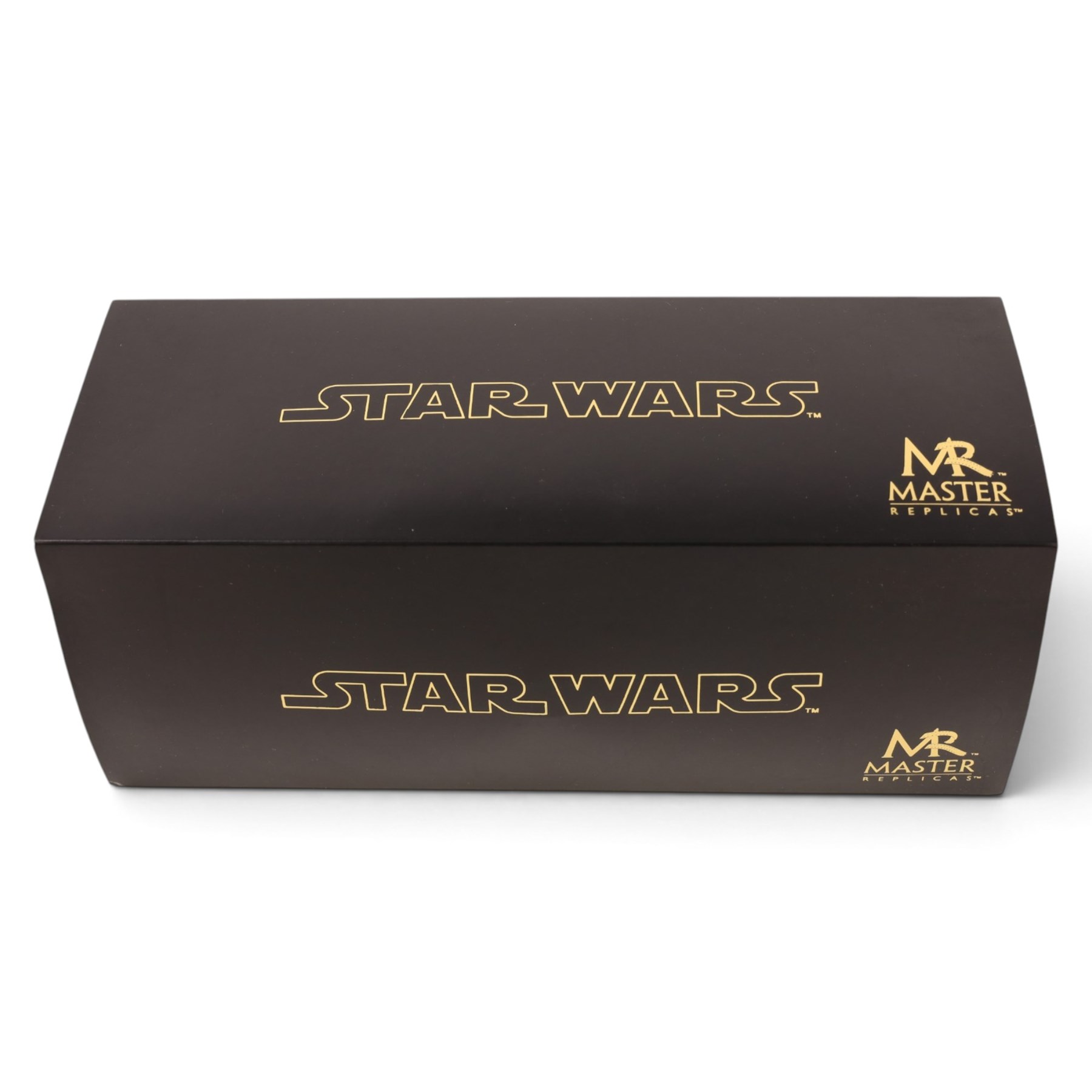 Master Replicas Star Wars Darth Vader's Lightsaber no. SW-117,  1:1 scale, in box with outer cardboard sleeve, with certificate, separate acrylic display case and plaque, limited edition no. 1109/2000