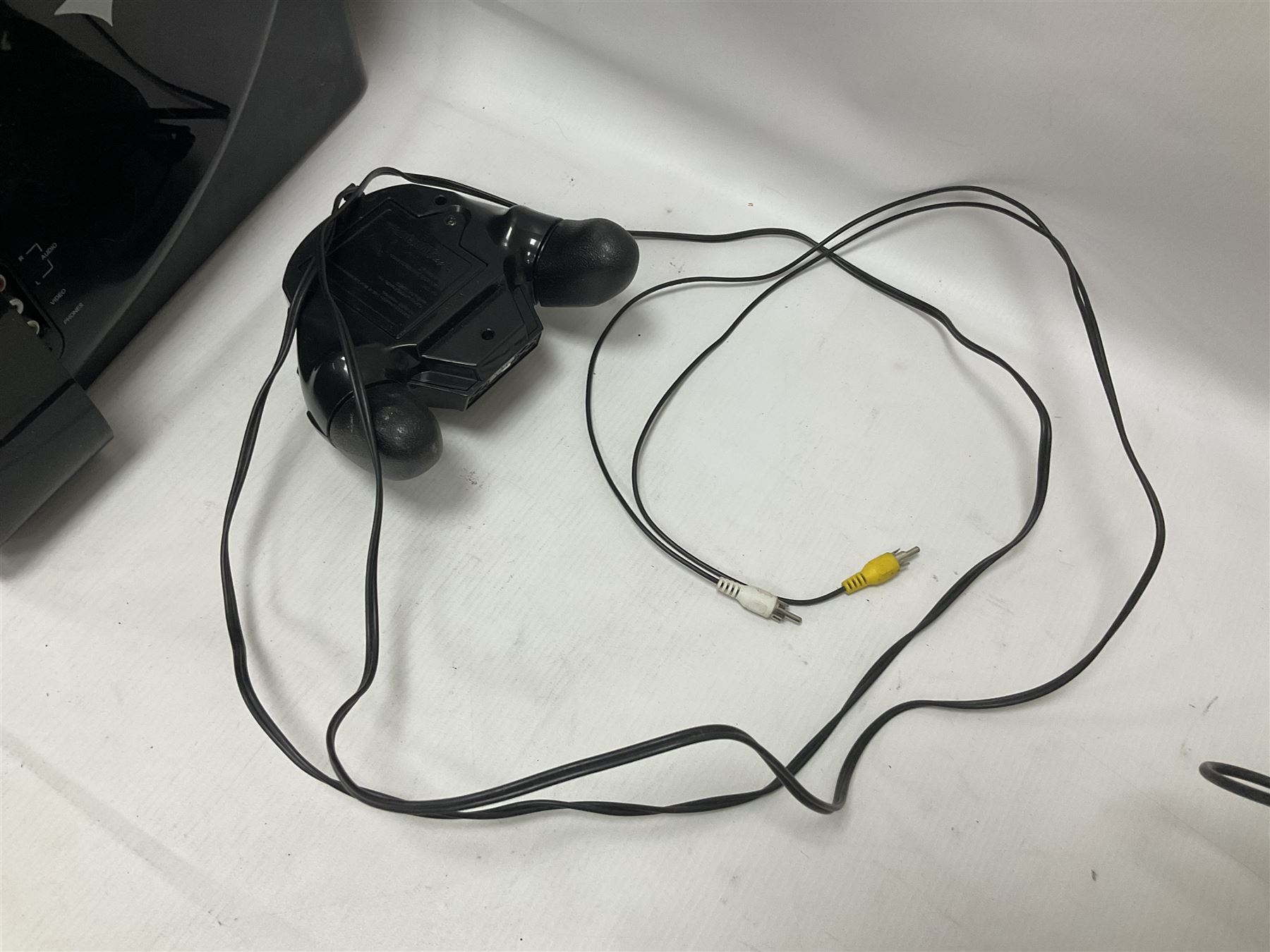 Star Wars - Darth Vader Dolby TV/DVD player with Lightsaber TV remote, JakksTVGames 2005 games controller and replacement AC adapter 