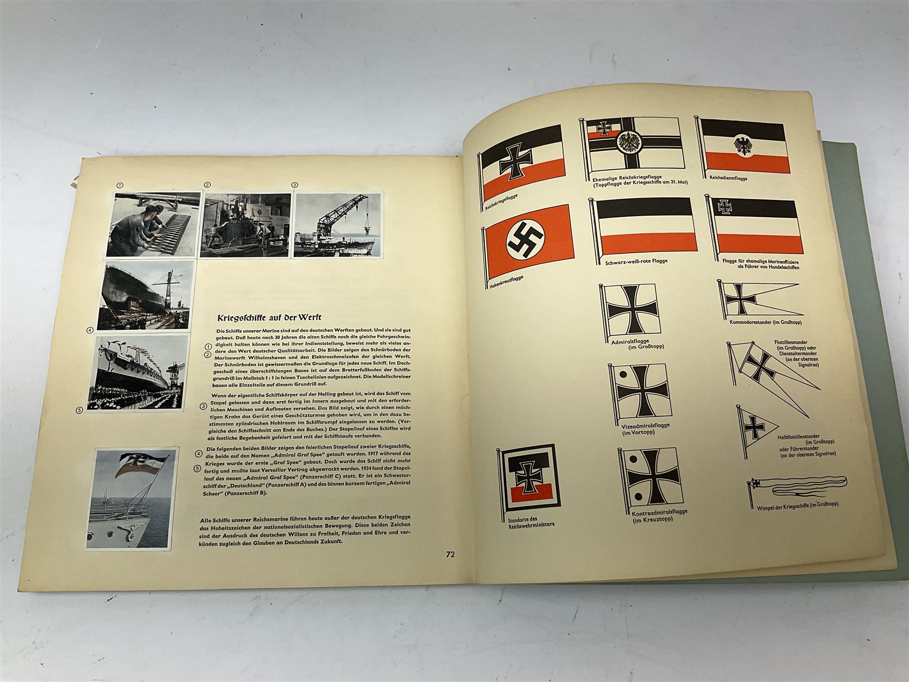 General De Fonclare: L'Armee Francaise A Travers Les Ages - L'Infanterie. Paris 1930. Hand coloured plates. Original card binding loose in later folder; Chaperon Eugene: Le Soldat Francais. Paris Ndc1895; and Deutsche Reichsmarine Dienst Und Leben Der Matrosen cigarette card album c1936 (3)