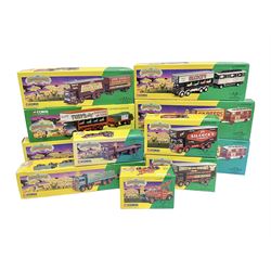 Corgi Showman’s Range - eleven 1:50 scale die-cast models comprising 12601, 14101, 15901, 16101, two 16501, 21701, 24401, 24801, 27602 and 27801, all boxed with paperwork 