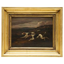 Samuel Raven (British 1775-1847): Foxhounds in Full Cry, oil on panel unsigned 17cm x 23cm
Provenance: with McTague's of Harrogate