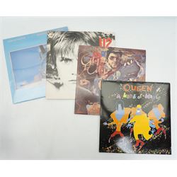 Large collection of records including Genesis, Fleetwood Mac, Dire Straits, U2 etc