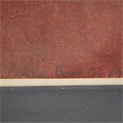 Patrick Procktor (British 1936-2003): 'Rimbaud and Verlaine - First Meeting', watercolour signed and dated '69, titled on label verso 24cm x 34cm
Provenance: purchased from The Redfearn Gallery, London, May 1972