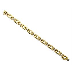 18ct gold cable link bracelet, Birmingham import marks 1992, approx 16.54gm