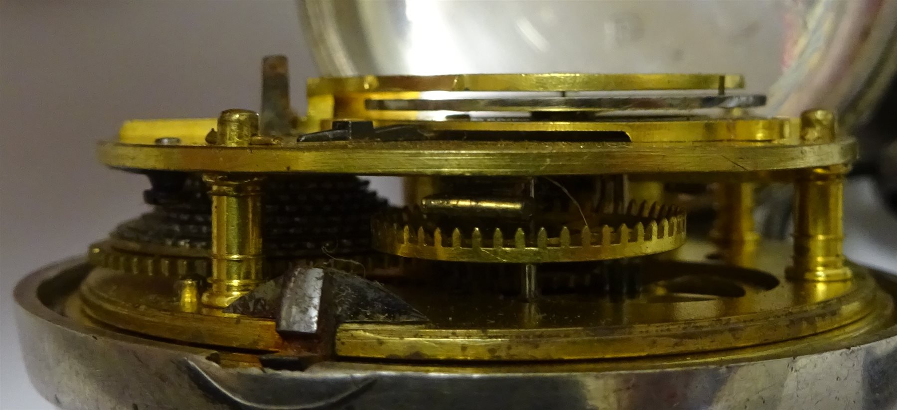 Victorian pair cased pocket watch by W. Hill, Whitby No.7008, case by Vale & Rotherham (probably), Birmingham 1834, Waltham Mass silver pocket watch No.7519269 retailed by H. A Spiegelhalter, Whitby and a J. W Benson silver pocket watch (3)