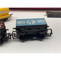 Hornby '00' gauge - LNER Heavy Goods Electric train Set with Class B12 4-6-0 locomotive No.8509, tender, seven wagons and accessories; boxed; Class 52 'Western' Diesel Hydraulic C-C locomotive 'Western Courier' No.D1062; Class 3F 'Jinty' 0-6-0 tank locomotive No.47606; and six goods wagons; two power controllers and oddments of track; all unboxed; together with Hornby Dublo TPO Mail Van Set with separate Line Side Apparatus and Junction Signals; all boxed