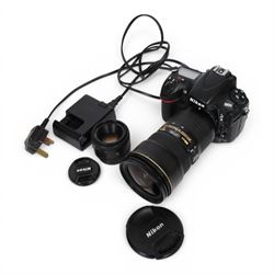 Nikon D800E camera body serial no. 6018204, with AF-S Nikon Nikkor 24-70mm 1:2.8E ED lens ...