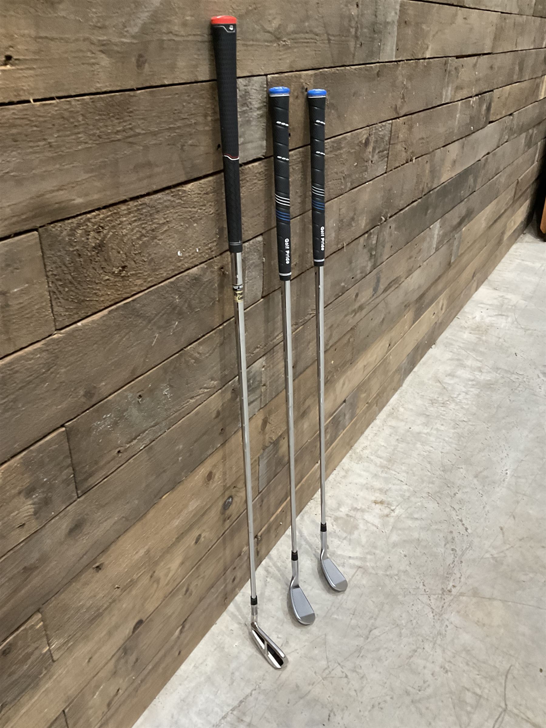 TaylorMade M6 golf 4 iron, and Elevate 95 R Flex 53 and 57 irons (3)