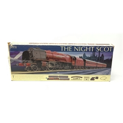 Hornby '00' gauge - Marks & Spencer The Night Scot set with Duchess Class 4-6-0 locomotive 'Duchess of Sutherland' No.6233 and three coaches, boxed with Trakmat and Instruction Leaflet pack