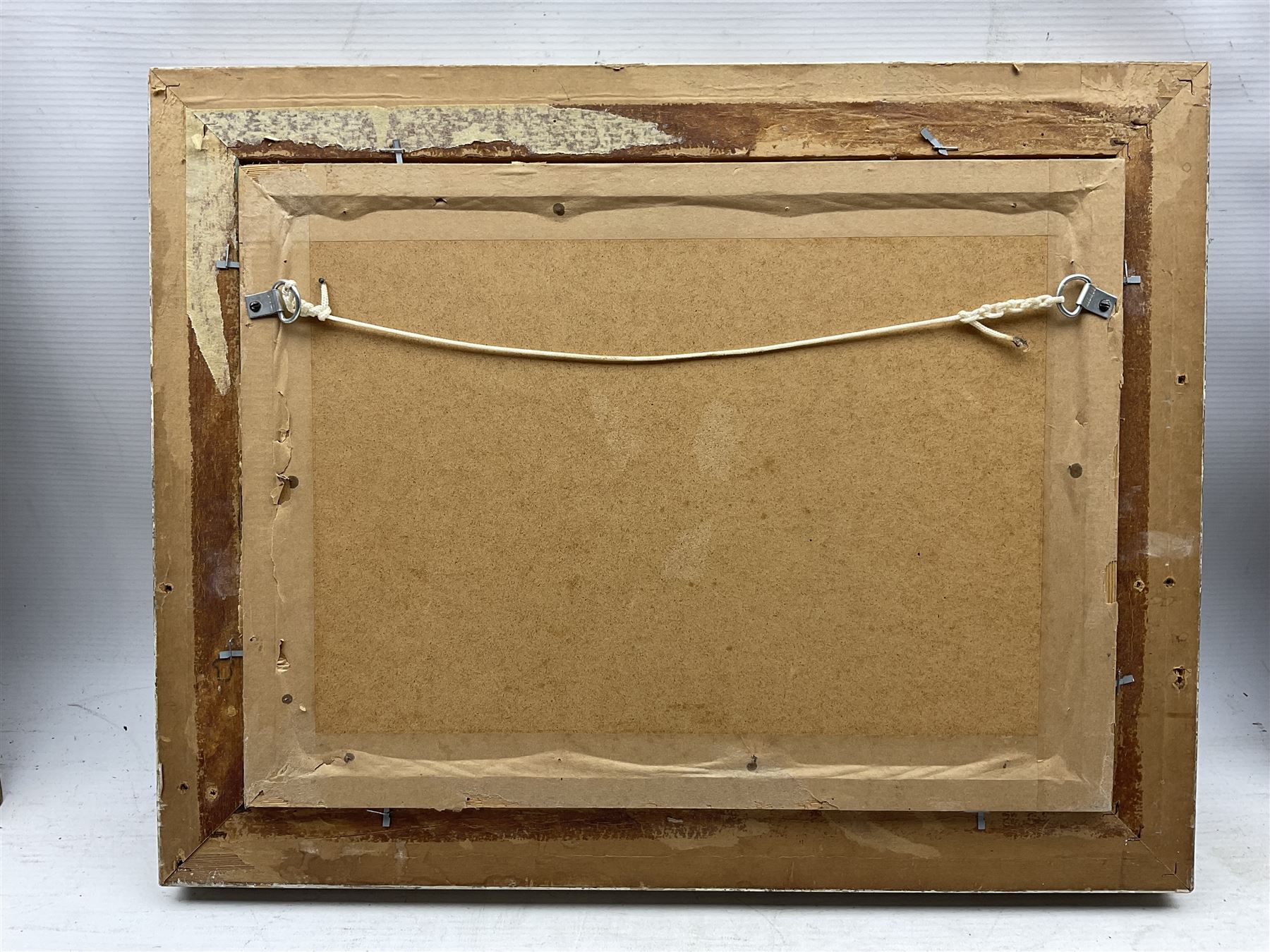 Clifford Hall (British 1904-1973): Yatch in the Harbour, oil on board signed 24cm x 34cm 