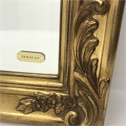  Deknudt classical gilt framed wall mirror, W129cm, H99cm  