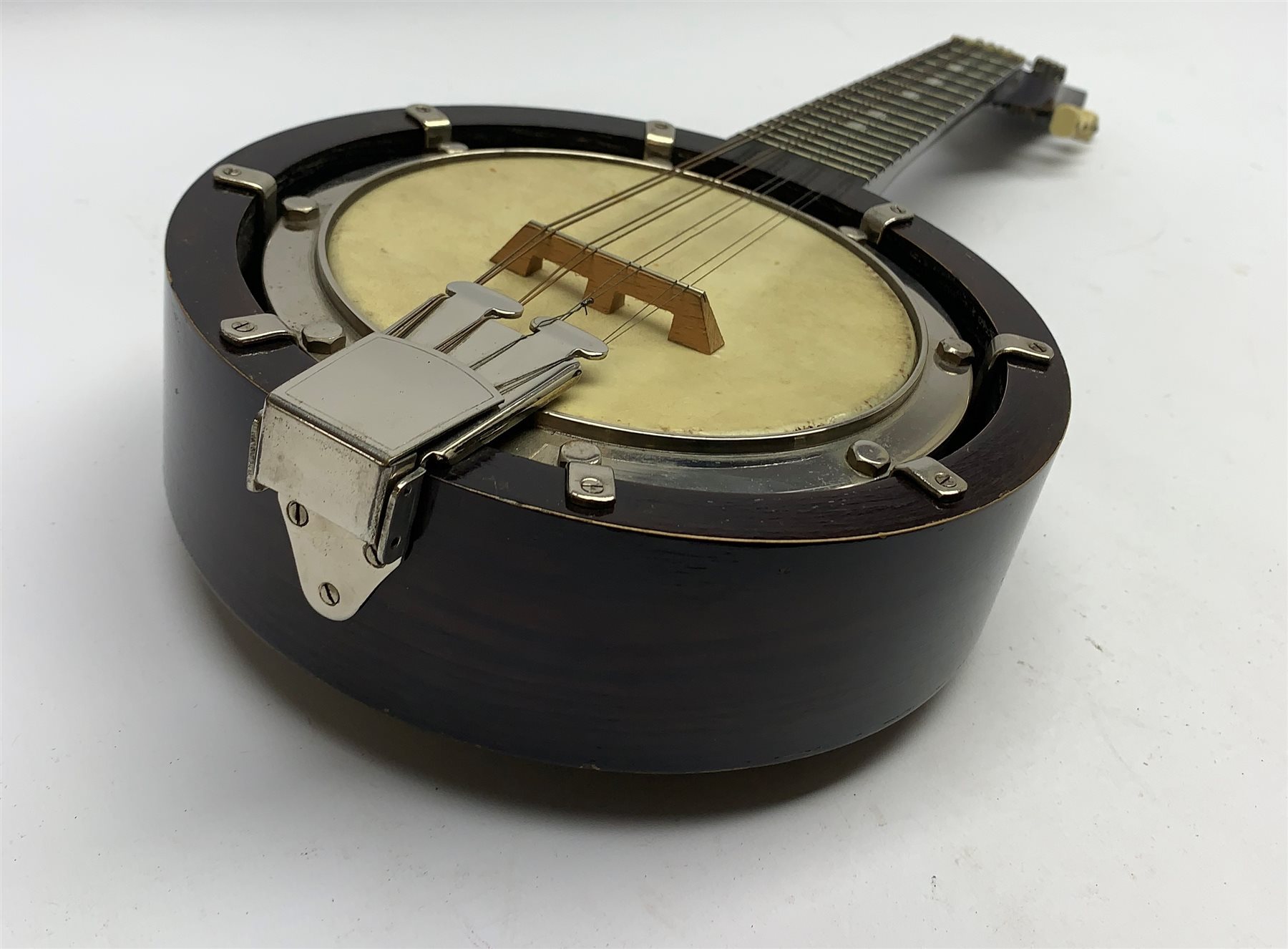  Eight string banjo mandolin (banjolin) L56cm in carrying case  