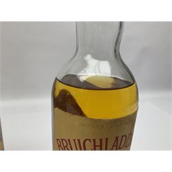 Five Single Malt Scotch Whiskys, including Aberlour Glenlivet 9 year old, Tamnavulin Glenlivet, Bruichladdich etc, various contents and proof (5)