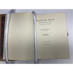 Harry Quilter; Sententiae Artis, Author's Edition 1886,signed and dated by author