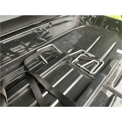 “Exodus” black, plastic, roof storage box - THIS LOT IS TO BE COLLECTED BY APPOINTMENT FROM DUGGLEBY STORAGE, GREAT HILL, EASTFIELD, SCARBOROUGH, YO11 3TX