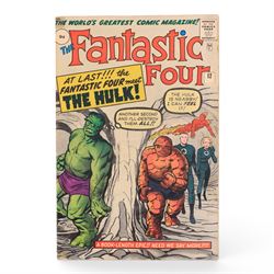 Marvel Silver Age 1963 'The Fantastic Four' issue #12 - the first meeting of The Fantastic...