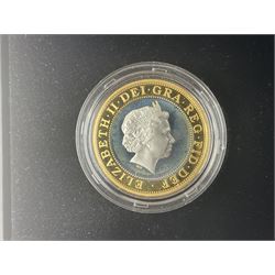 Two The Royal Mint United Kingdom silver proof two pound coins, comprising 2009 'Charles Darwin' and 2010 'Florence Nightingale', both cased with certificates