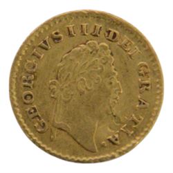 George III 1800 gold one third guinea coin