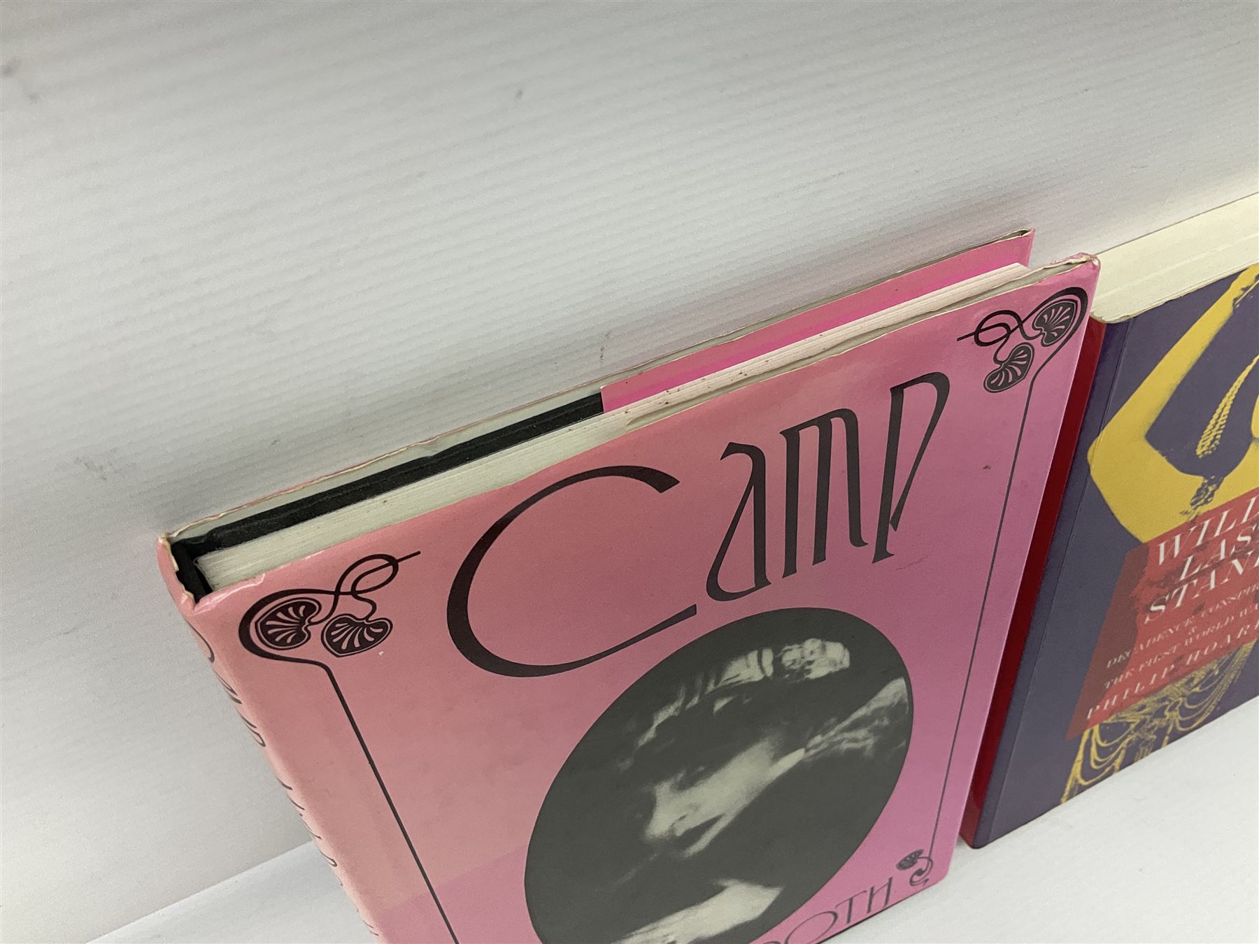 Four reference books, comprising Eric Gill Engravings, Saucy Ladies, Wilde's Last Stand and Camp  